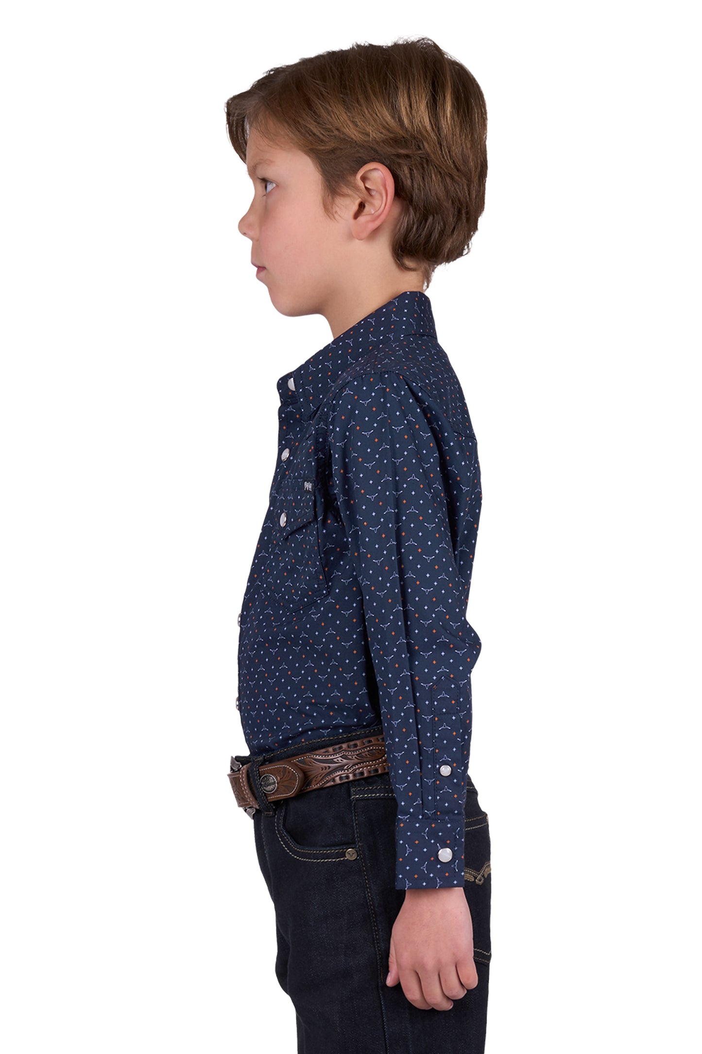 Pure Western Boys Ross L/S Shirt