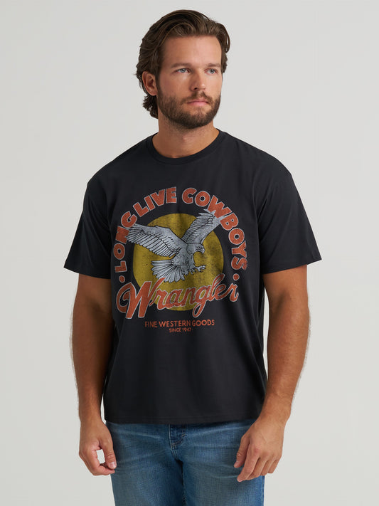 Wrangler Men's Flying Eagle Vintage Fit Graphic Ss Tee