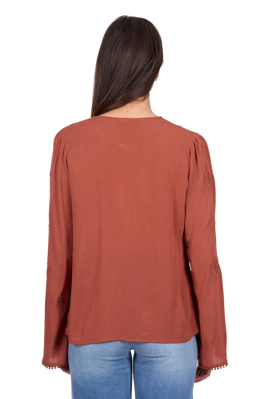 Wrangler Women's Roxana L/S Blouse