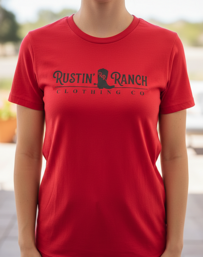 Rustin' Ranch Clothing Co. Women's 'Signature' Logo Tee
