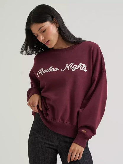Wrangler x Lainey Wilson Rodeo Nights Sweatshirt