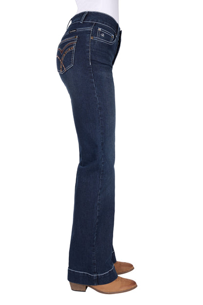 Pure Western Women's Romy Trouser Jean - 32L