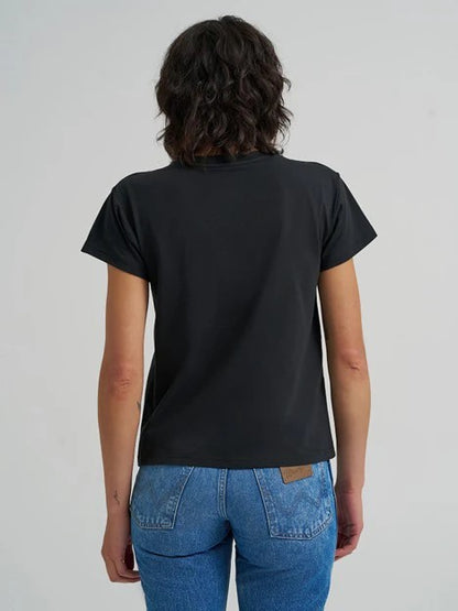 Wrangler Women's Midnight Rodeo Retro Regular Fit Ss Tee