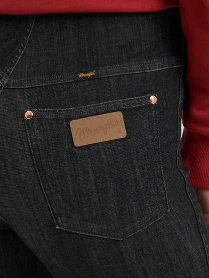 Wrangler x Lainey Wilson Women's Pull On Bell Bottom Jean - Washed Black