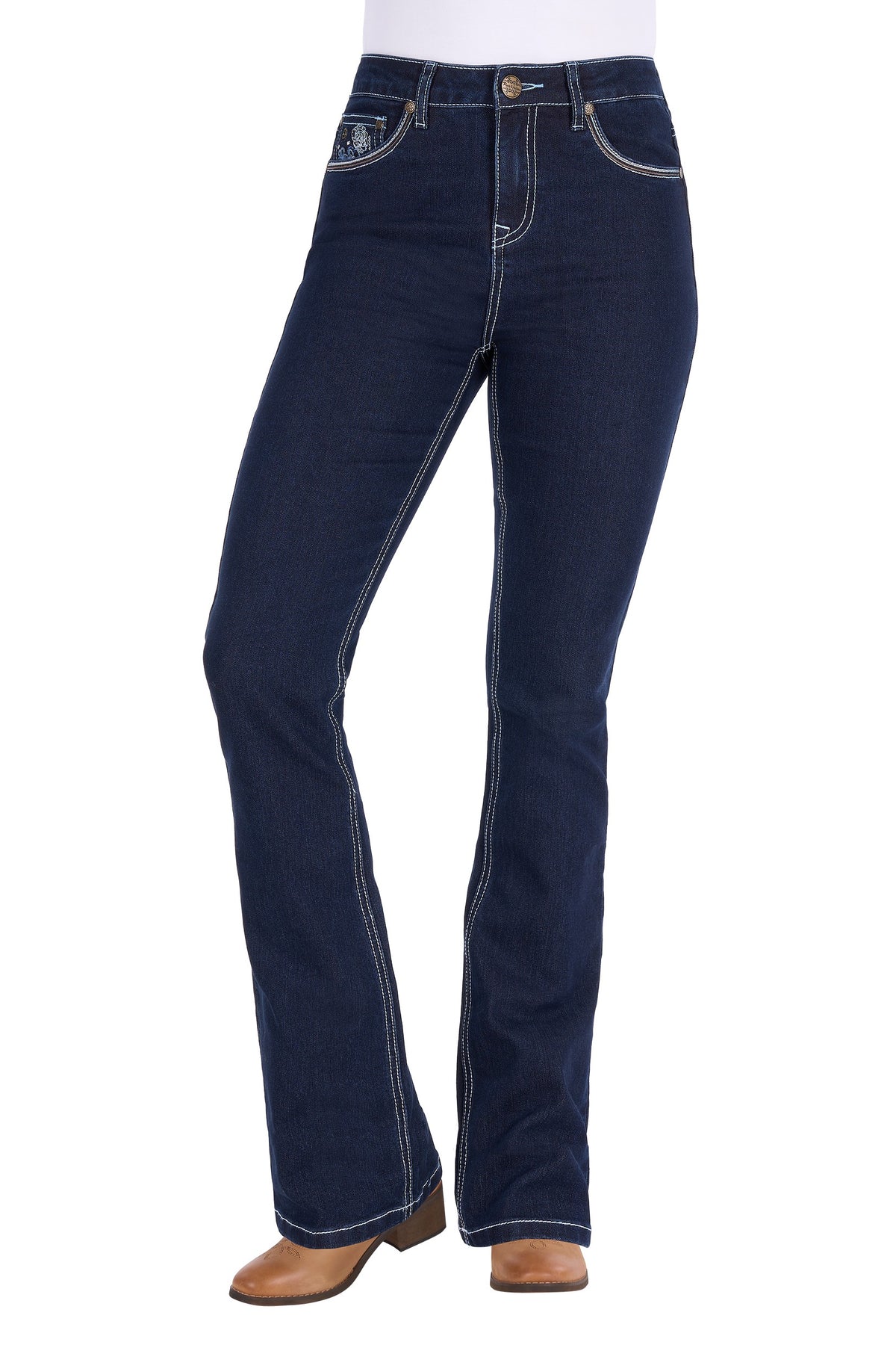 Pure Western Women’s Daph High Rise Boot Cut Jean