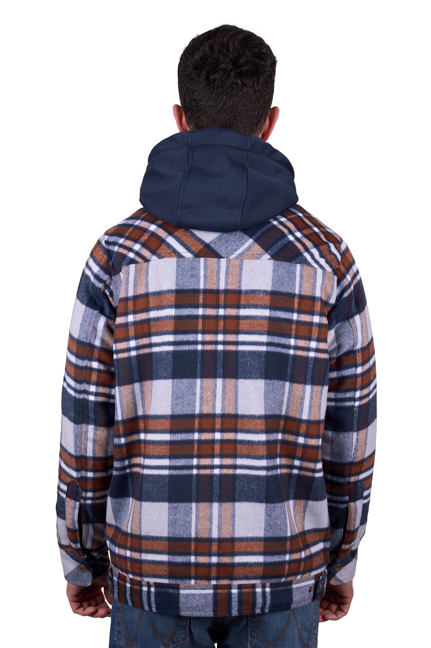 Wrangler Men's Reid Logo Wool Shirt Jacket