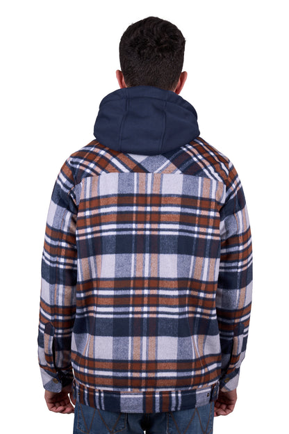 Wrangler Men's Reid Logo Wool Shirt Jacket