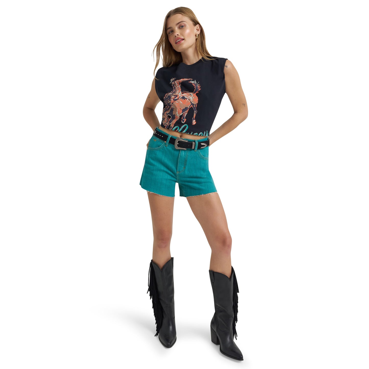 Wrangler x Lainey Wilson Women's Work Don't Work Ss Tee