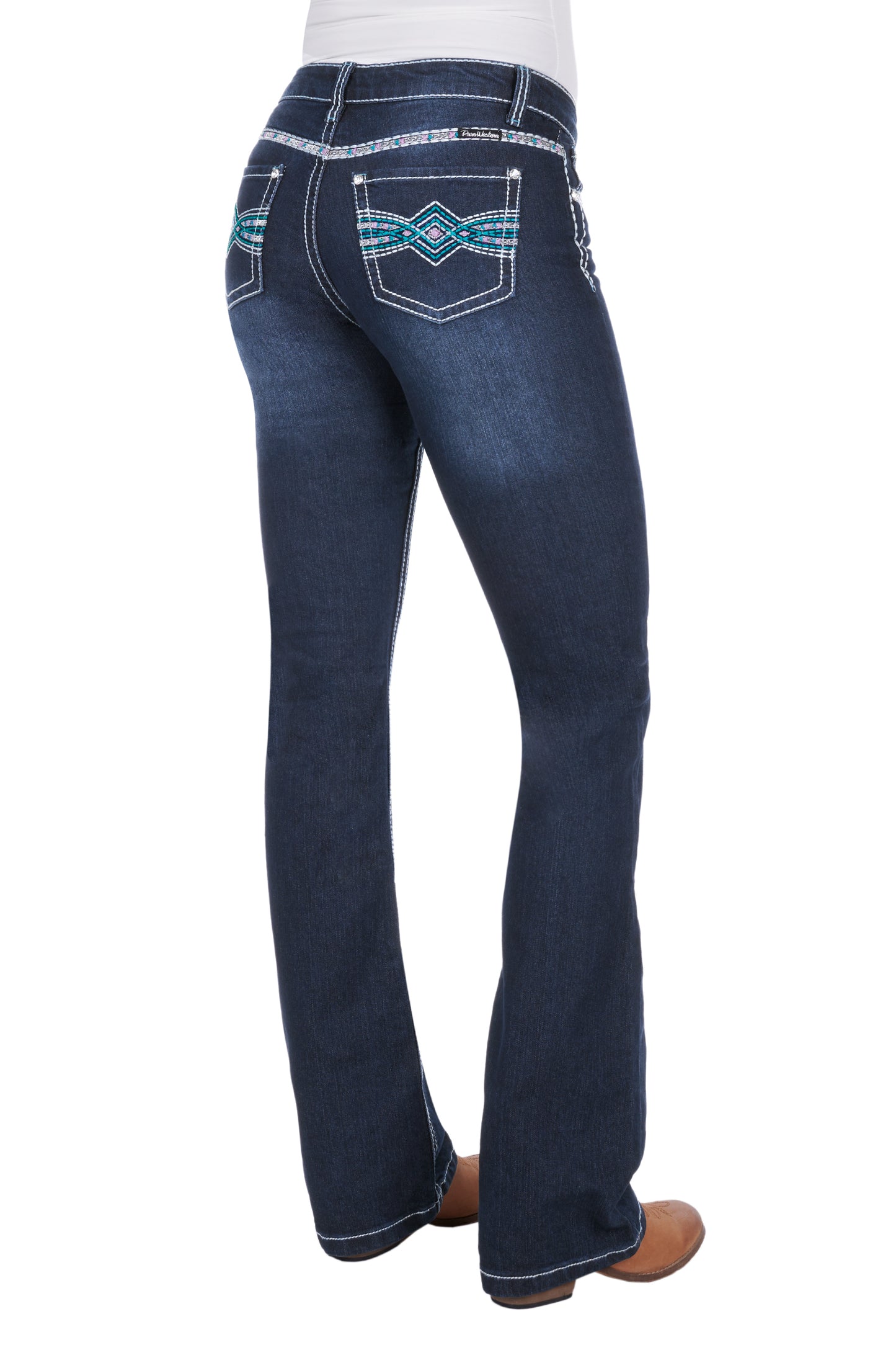 Pure Western Women's Indiana Relaxed Riding Jean
