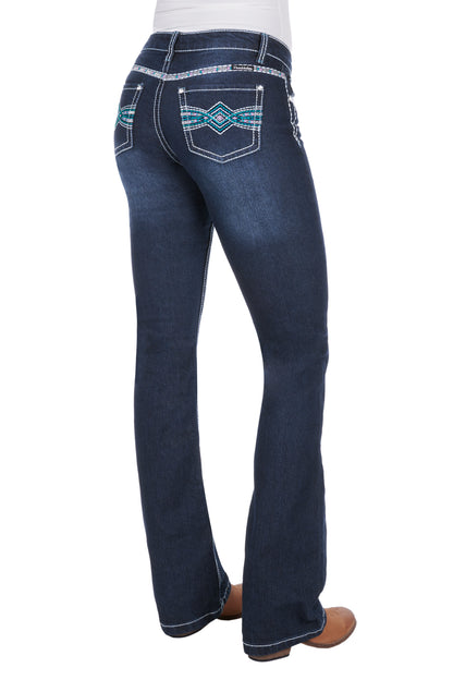 Pure Western Women's Indiana Relaxed Riding Jean