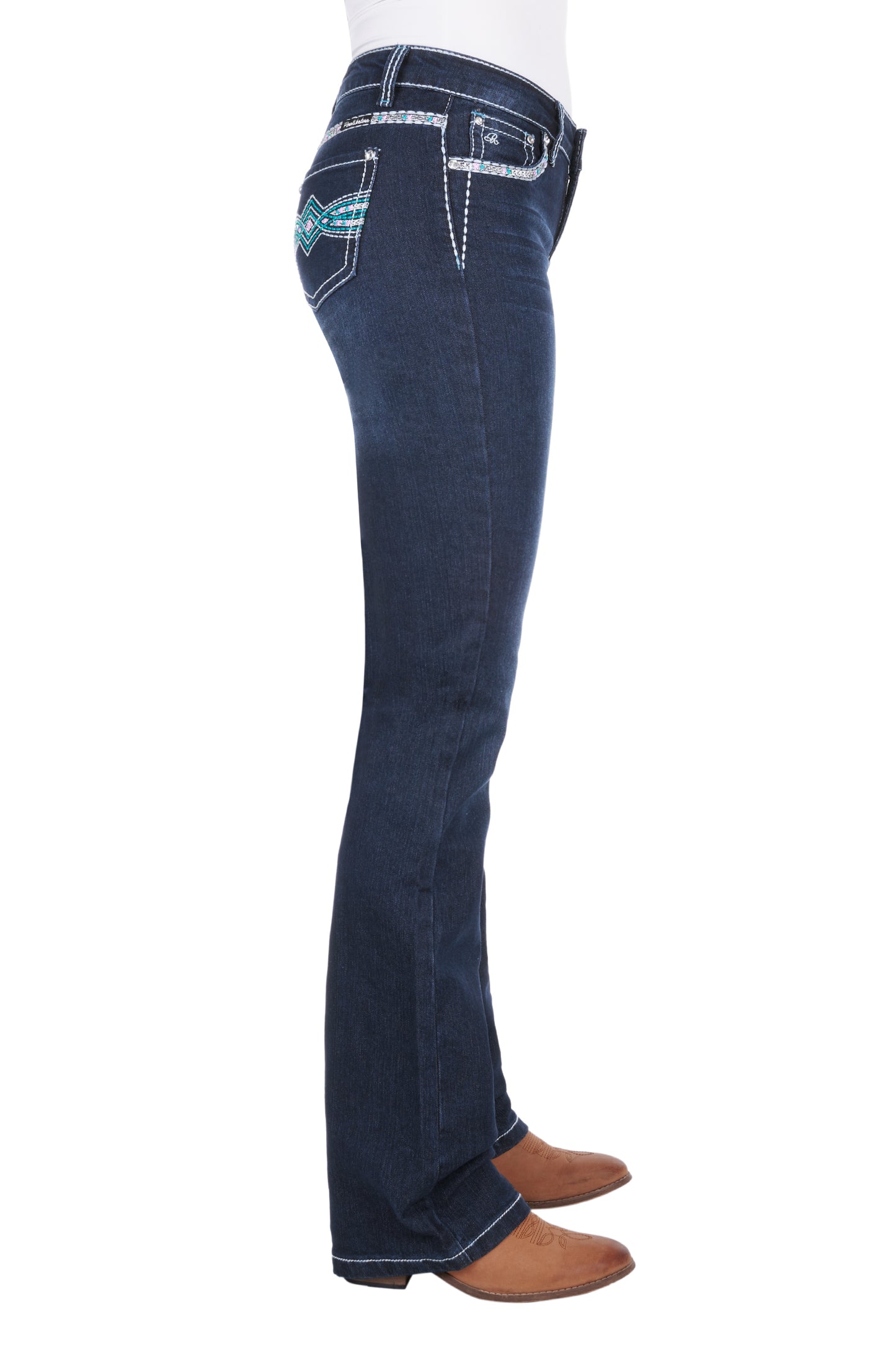 Pure Western Women's Indiana Relaxed Riding Jean