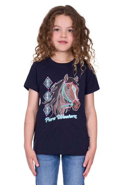 Pure Western Girl's Ashlyn Ss Tee