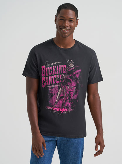 Wrangler Men's Bucking Cancer Ss Tee