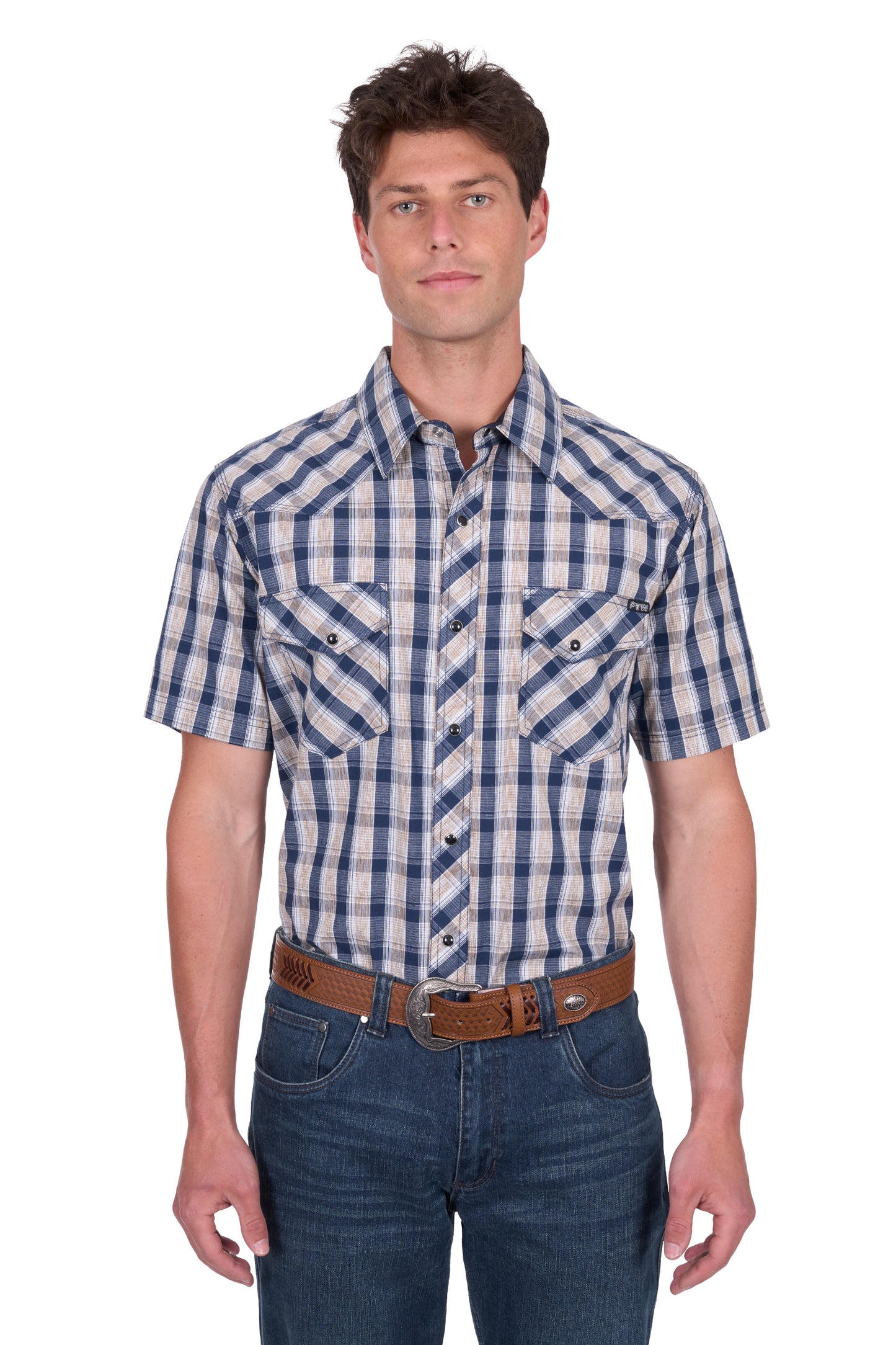 Pure Western Men's Peter Ss Shirt