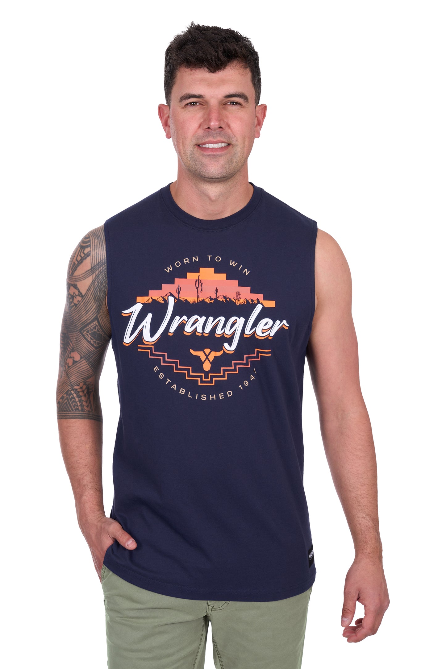 Wrangler Men's Mario Muscle Tank
