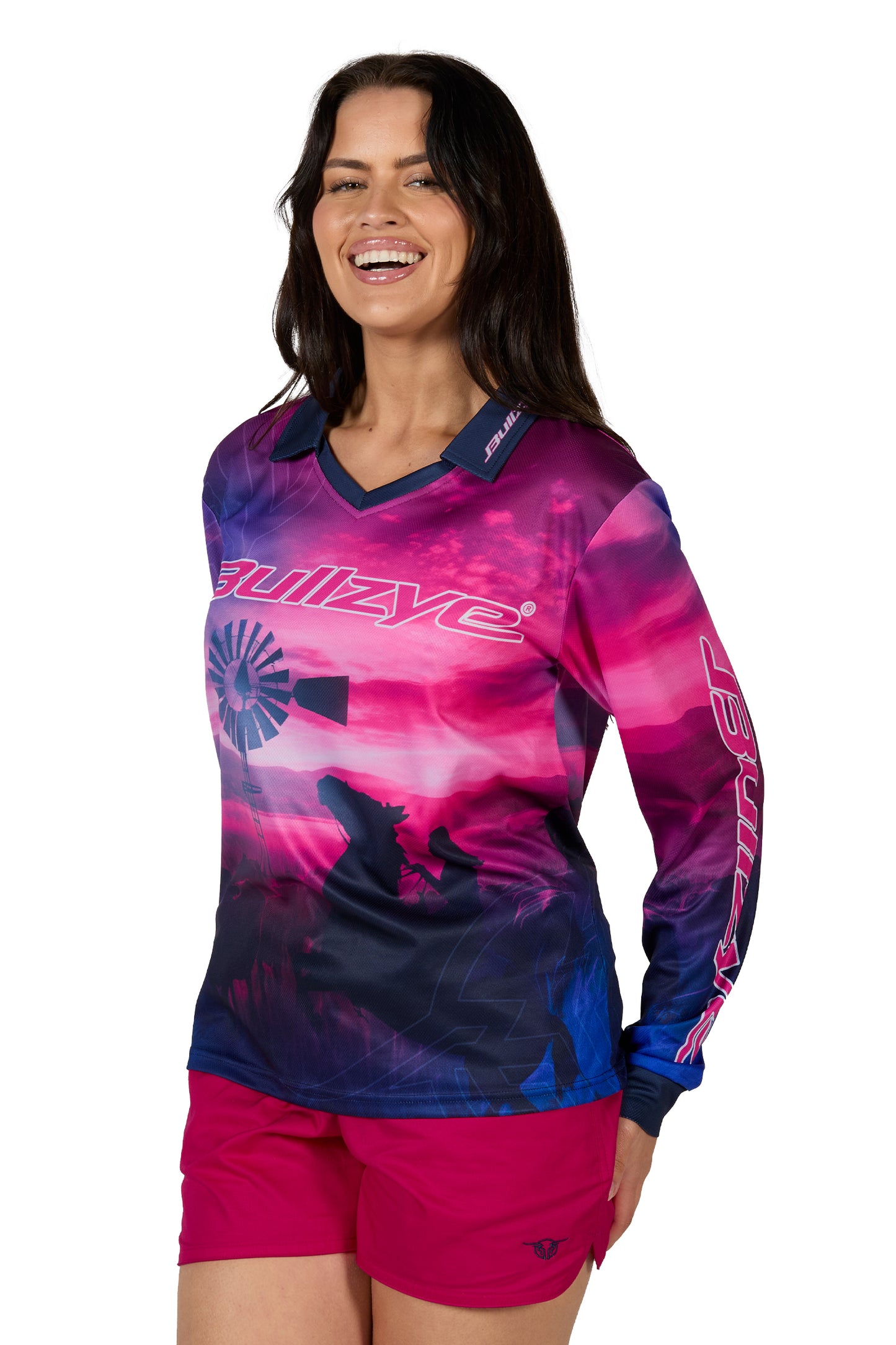 Bullzye Women's Horizon L/S Tee
