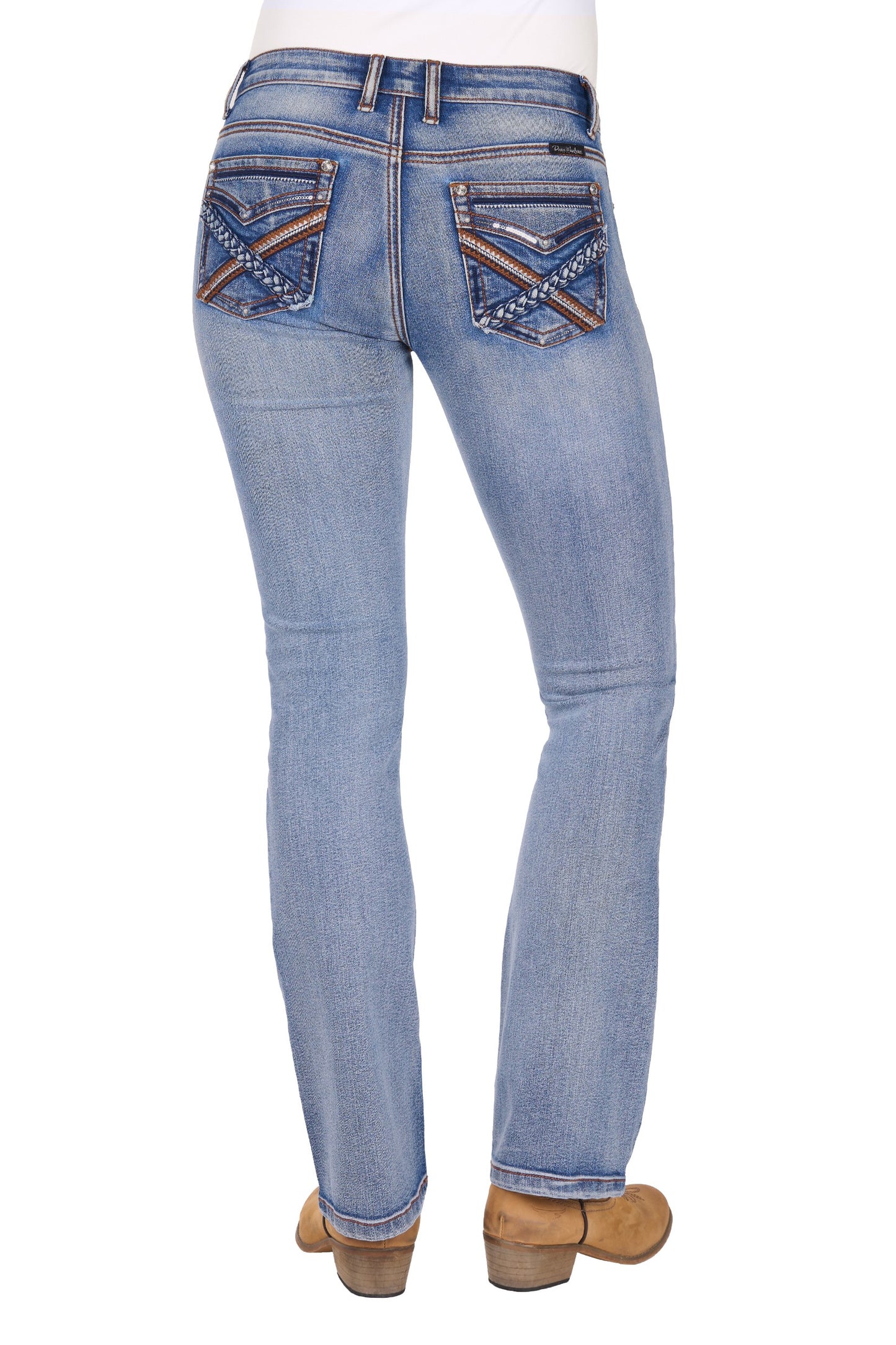 Pure Western Women's Emily Bootcut Jean - 32L