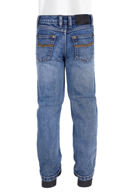 Pure Western Boy's Hawkins Straight Leg Jean - Moonshine