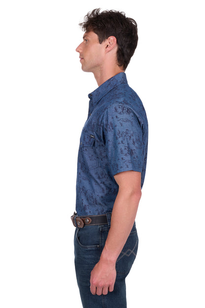 Pure Western Men's Travis Ss Shirt