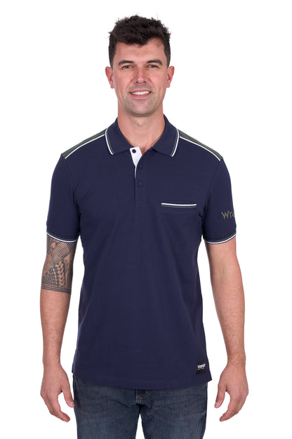 Wrangler Men's Jarrod 1-Pocket Ss Polo