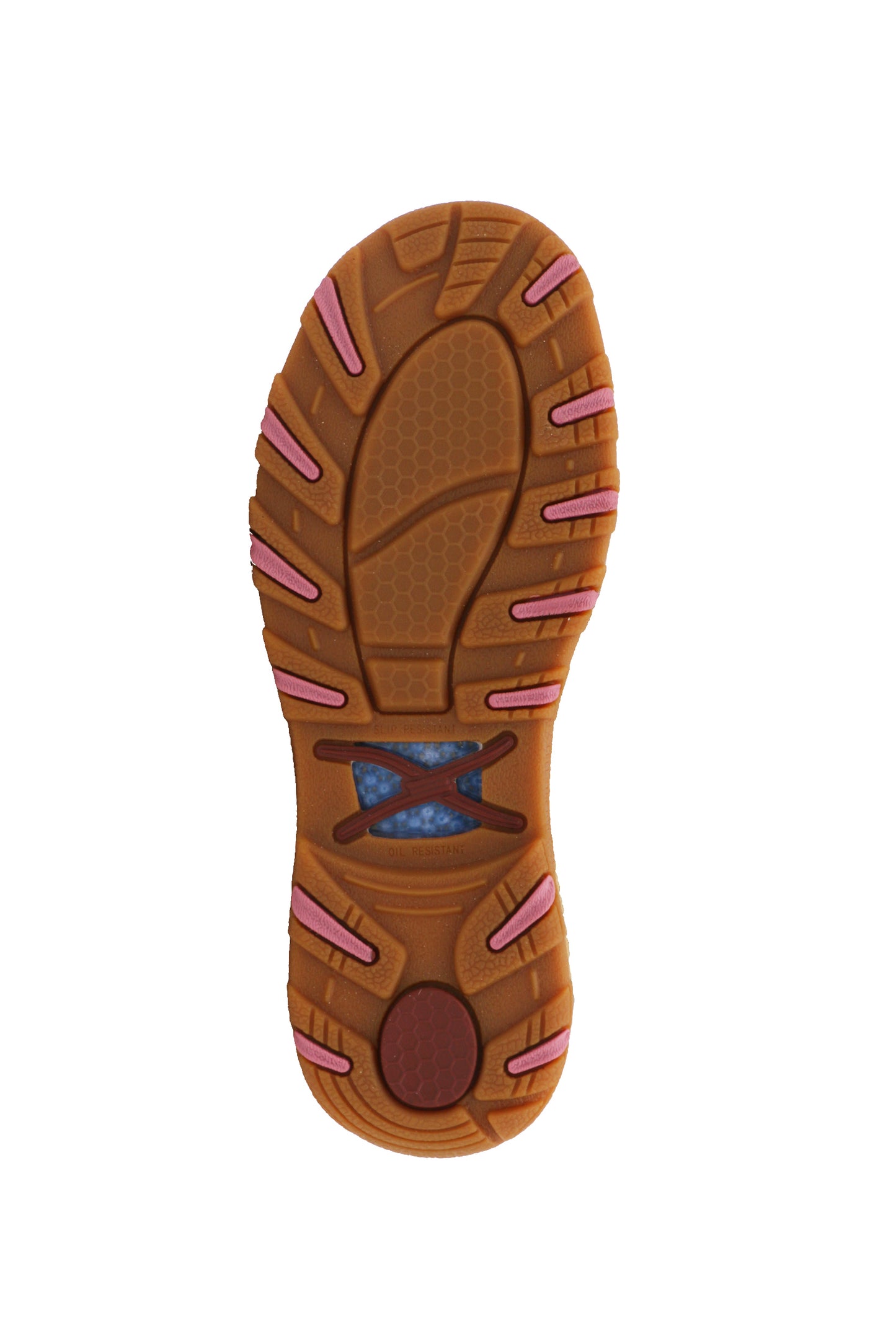 Twisted X Women's Tooled Pink Cellstretch Slipon Mocs
