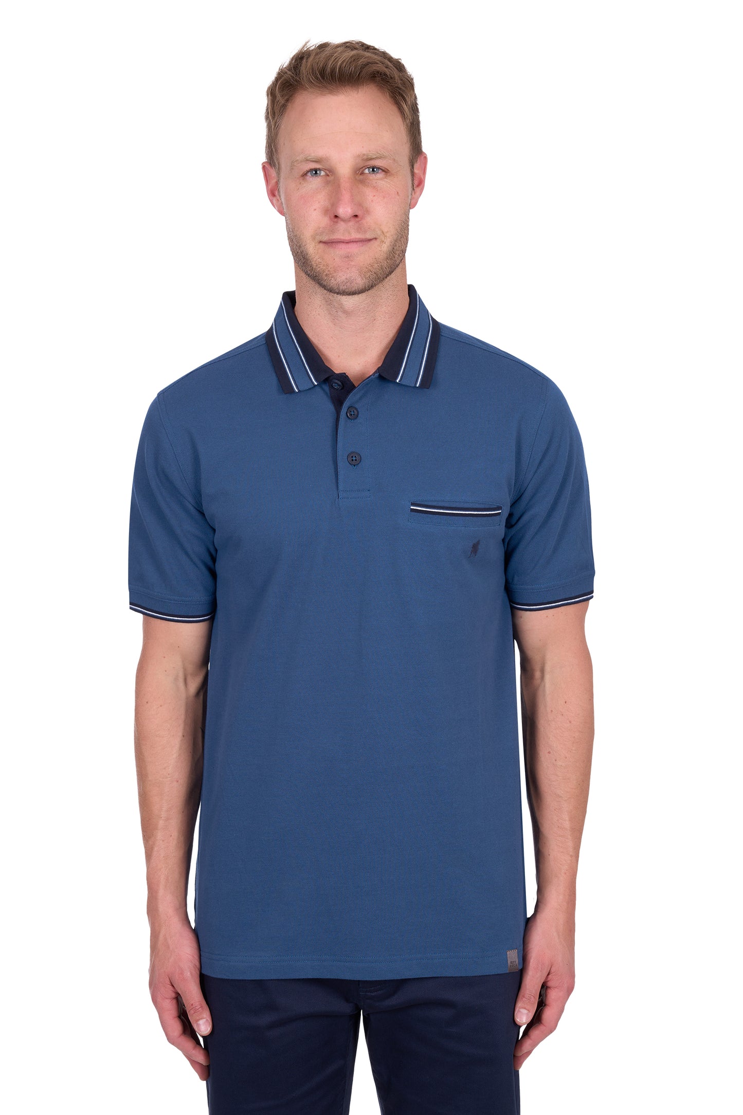 Thomas Cook Men's Ben Tailored 1 Pocket Ss Polo