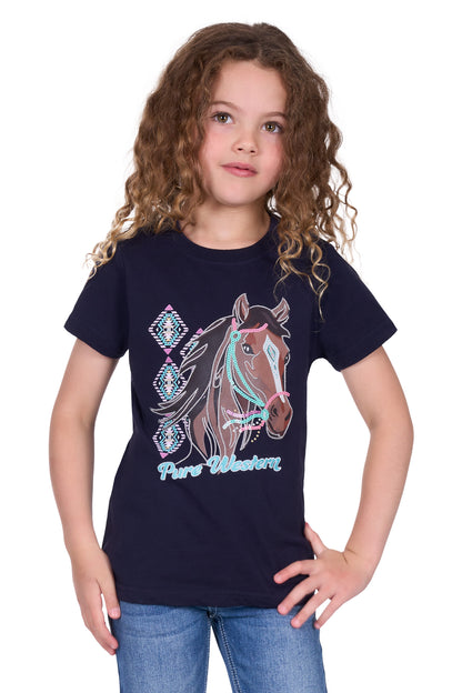 Pure Western Girl's Ashlyn Ss Tee
