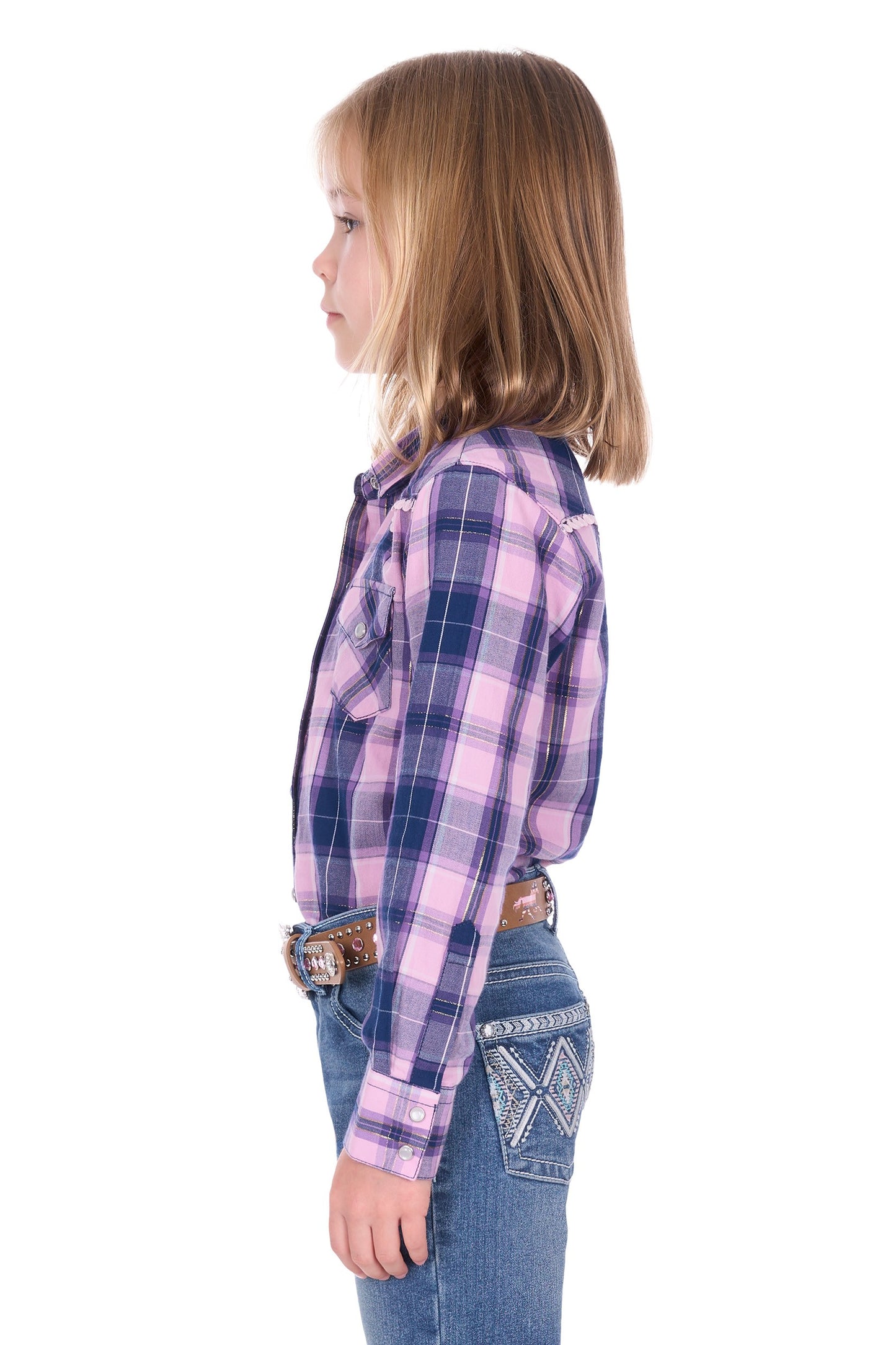 Pure Western Girls Arleen L/S Shirt