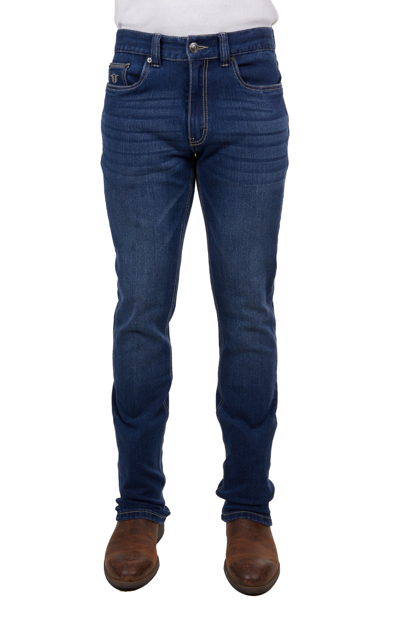 Bullzye Men's Arch Straight Jean - 34L