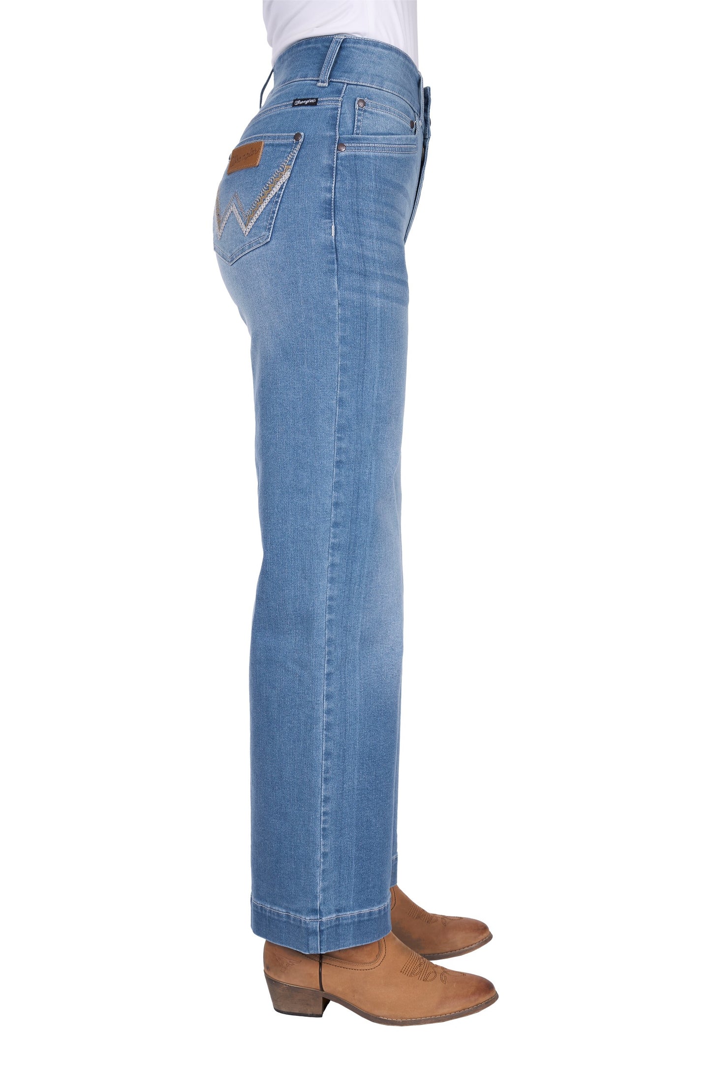 Wrangler Women's Chloe High Rise Wide Leg Jean - 30L