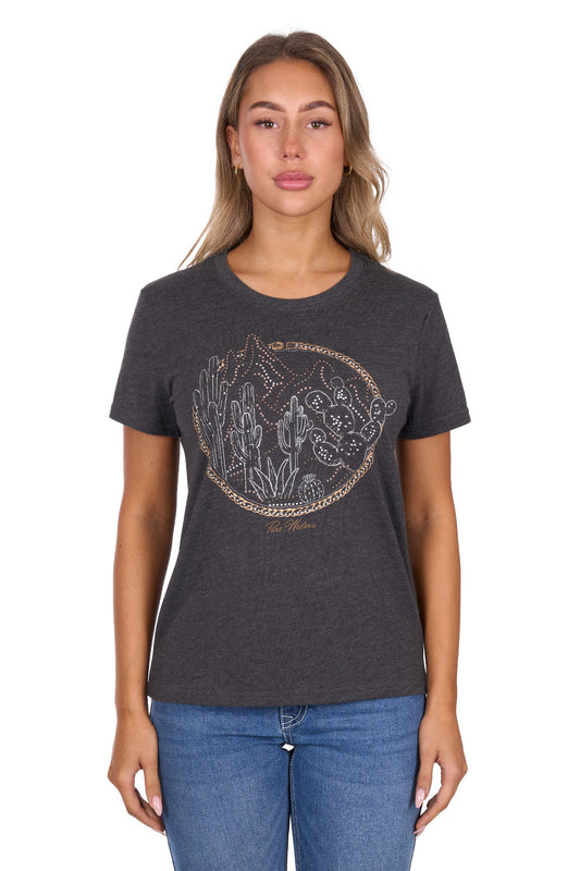Pure Western Women's Destiny Ss Tee