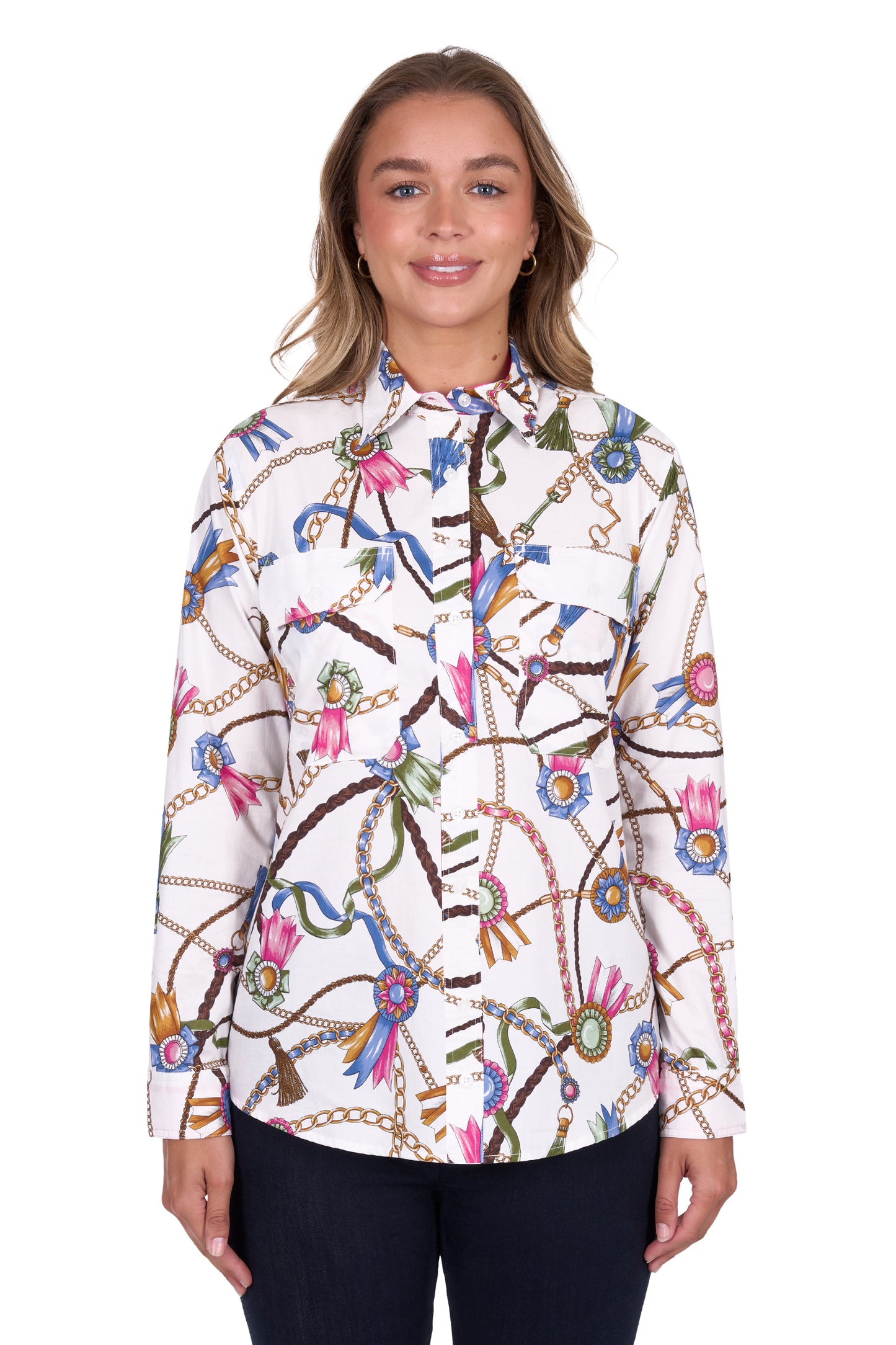 Hard Slog Women's Jolie Full Placket L/S Shirt