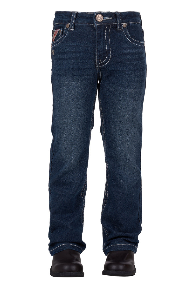 Pure Western Girls Aztec Bootcut Jean