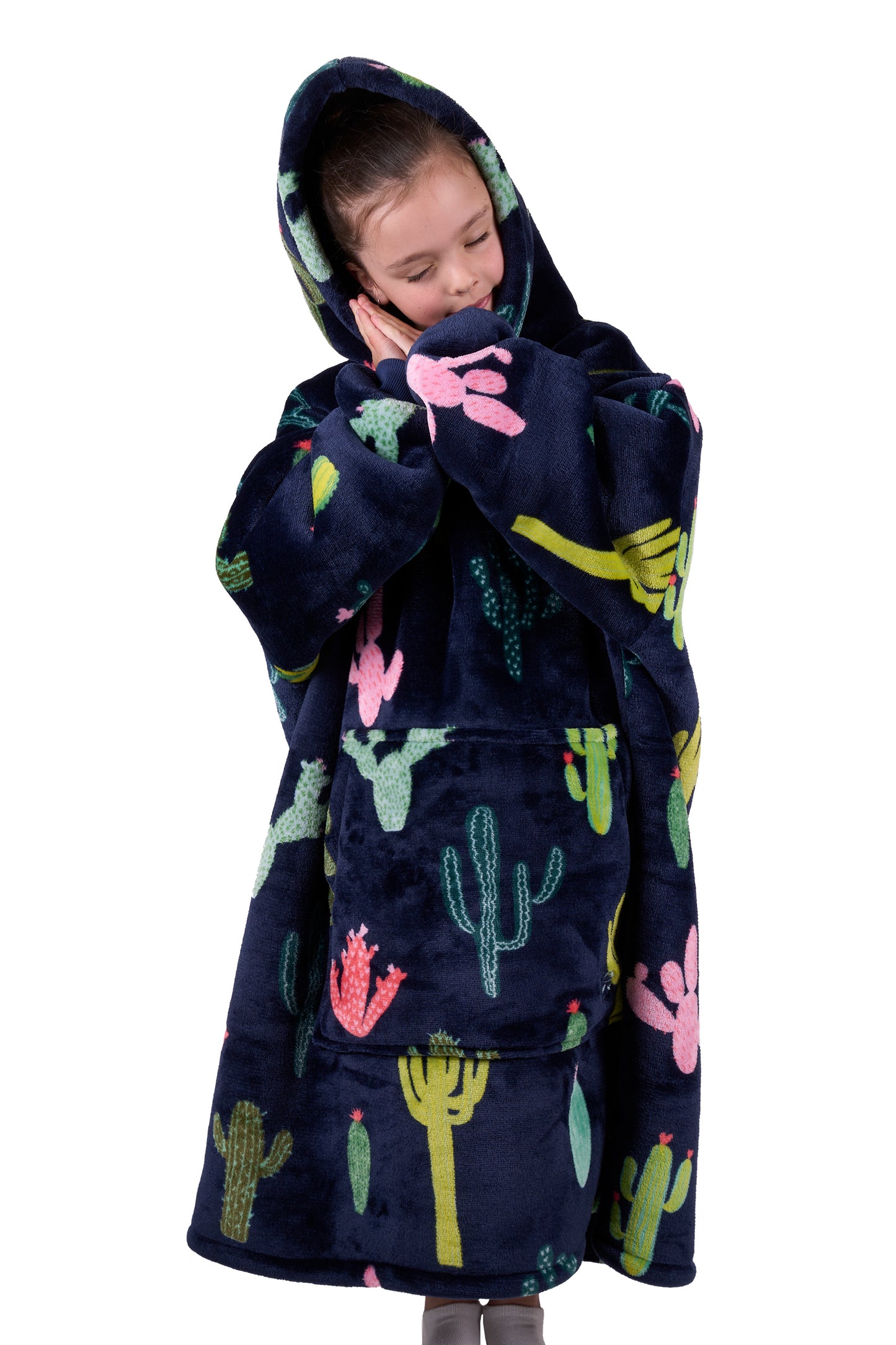 Pure Western Kid's Cactus Print Snuggle Hoodie