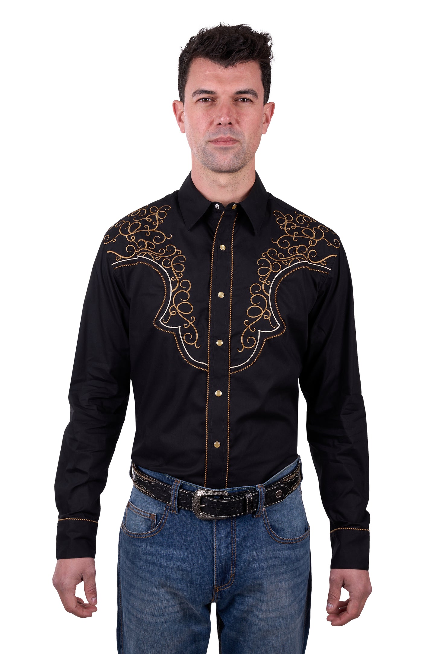 Wrangler Men's Rhys Embroided L/S Shirt