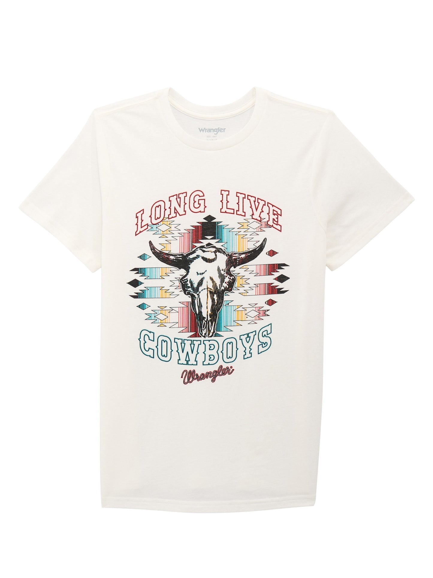 Wrangler Women's Long Live Cowboys Ss Tee