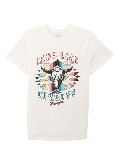 Wrangler Women's Long Live Cowboys Ss Tee