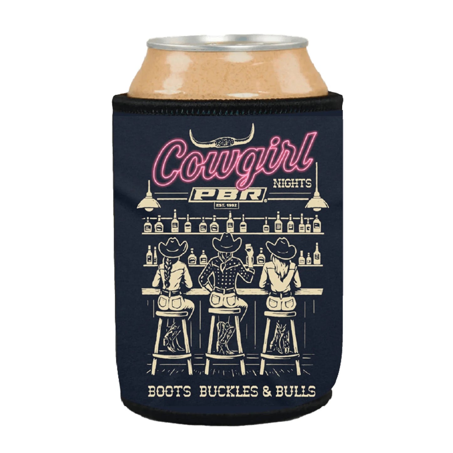 PBR Stubby Cooler - Cowgirl Nights