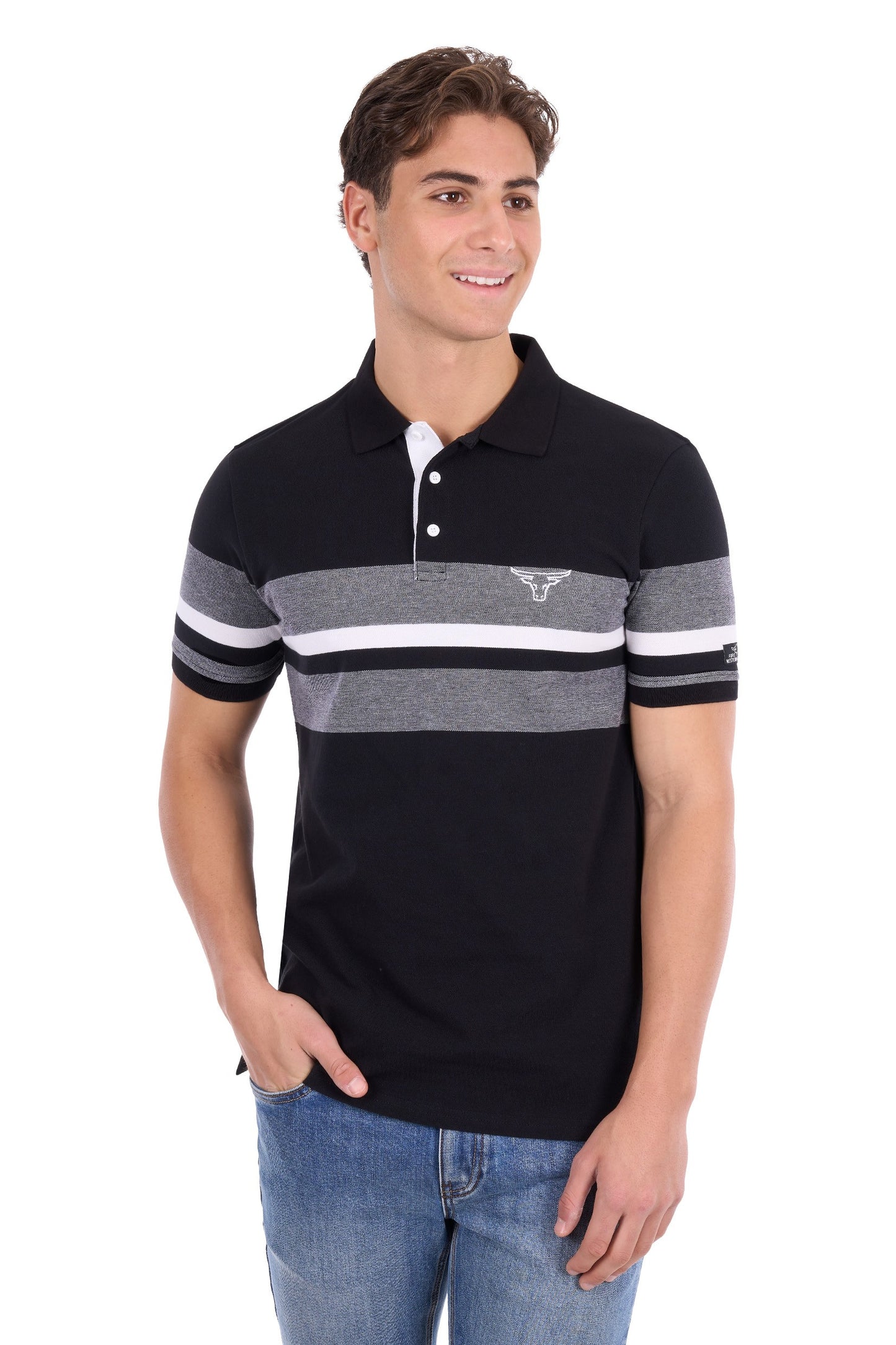 Pure Western Men’s Brett Ss Polo