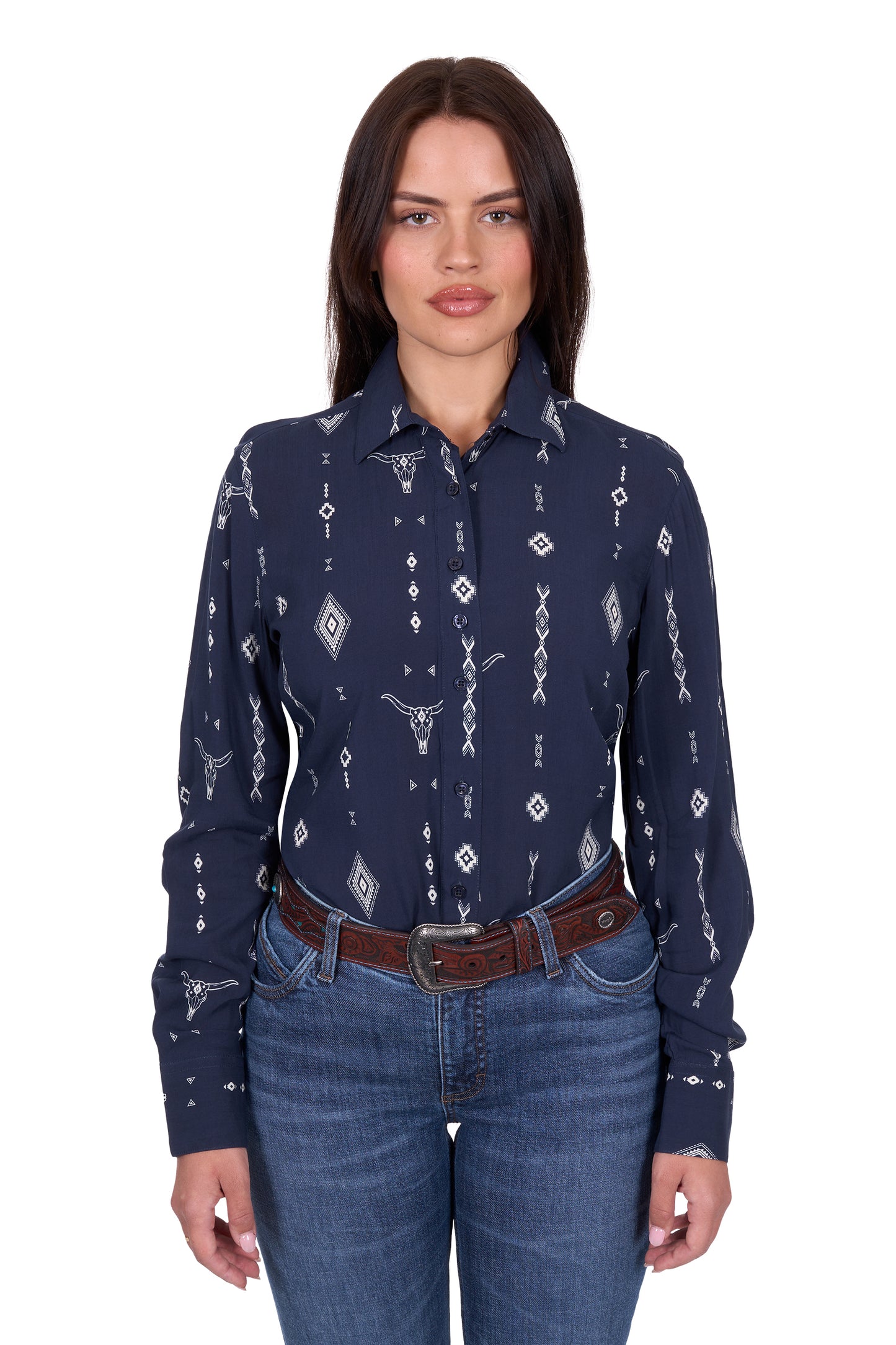 Wrangler Women's Austin Print L/S Shirt