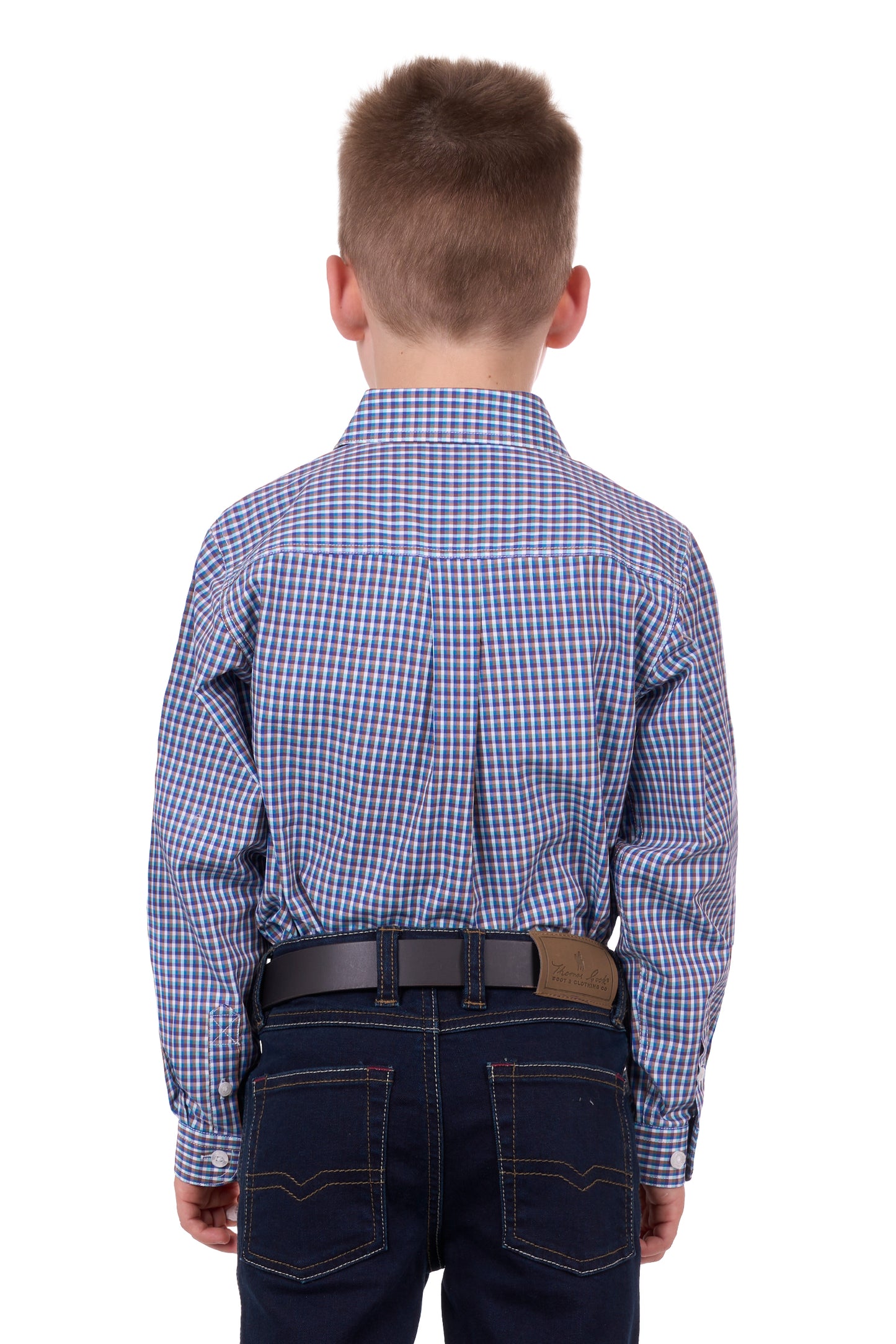 Hard Slog Kids Bobbie Half Placket L/S Shirt