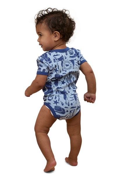 Ringers Western Babies Boot Scootin Ss Romper