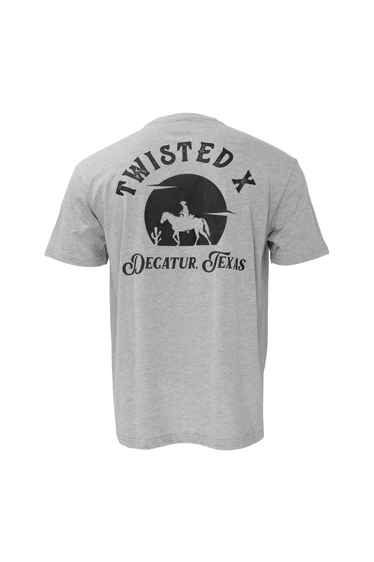 Twisted X Men's Grey Horse Ss Tee