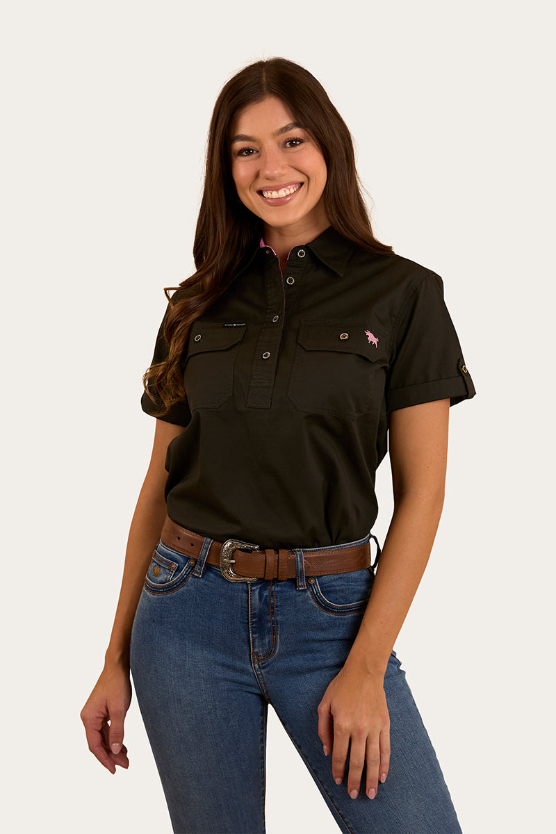 Ringers Western Women's Jules Half Button S/L Work Shirt