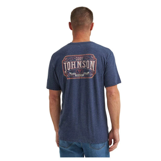 Wrangler Mens Graphic Cody Johnson T Shirt