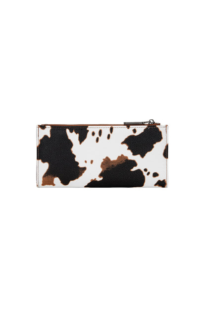 Wrangler Cow Print Slim Wallet