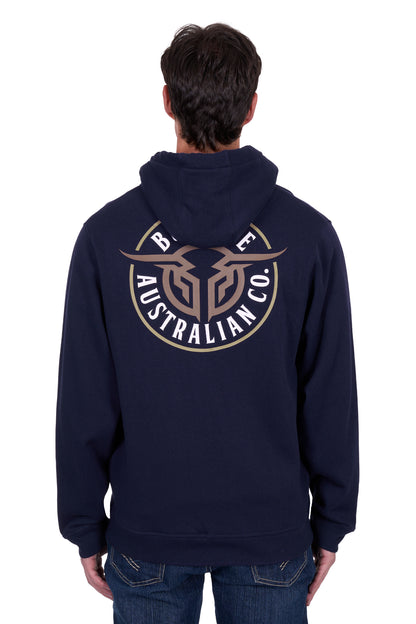 Bullzye Men's Bullring Zip Up Hoodie