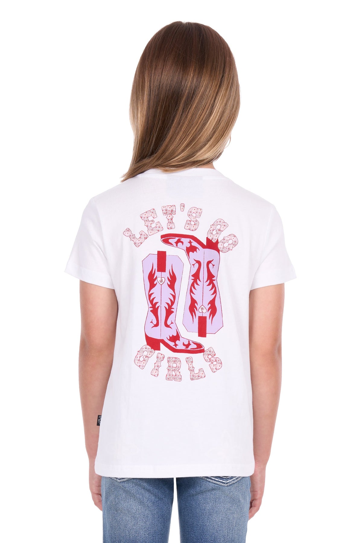 Pure Western Girls Amelia Relaxed Ss Tee