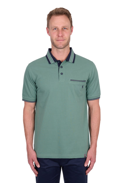 Thomas Cook Men's Ben Tailored 1 Pocket Ss Polo