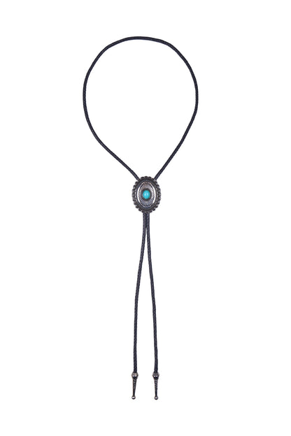 Pure Western Turquoise Stone Bolo Tie